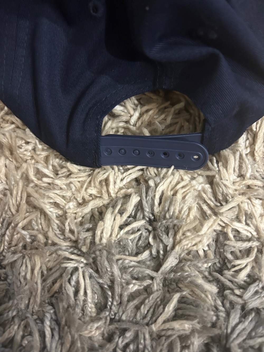 Navy 'Preds' Embroidered Baseball Cap - Picture 5 of 5